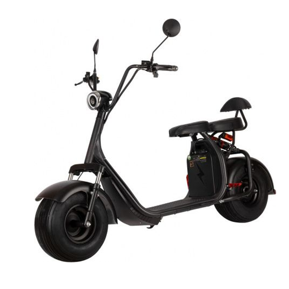 Электроскутер Citycoco GT X7 PRO Черный матовый (2000W) Off Road