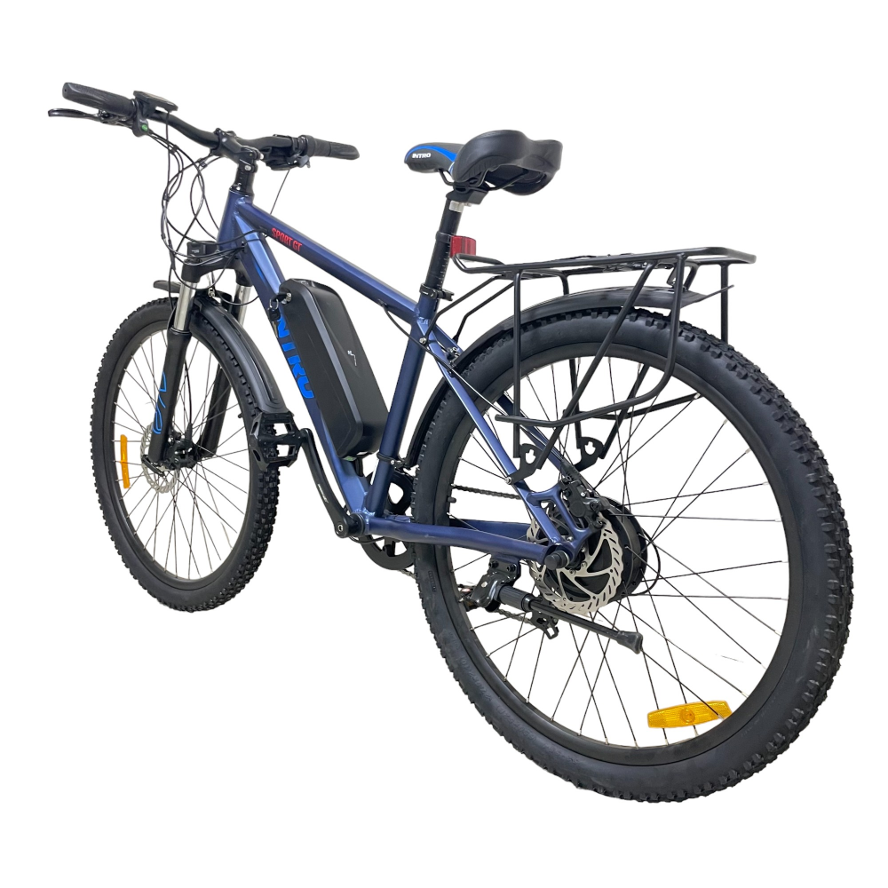 Электровелосипед INTRO Sport GT сине-красный 2