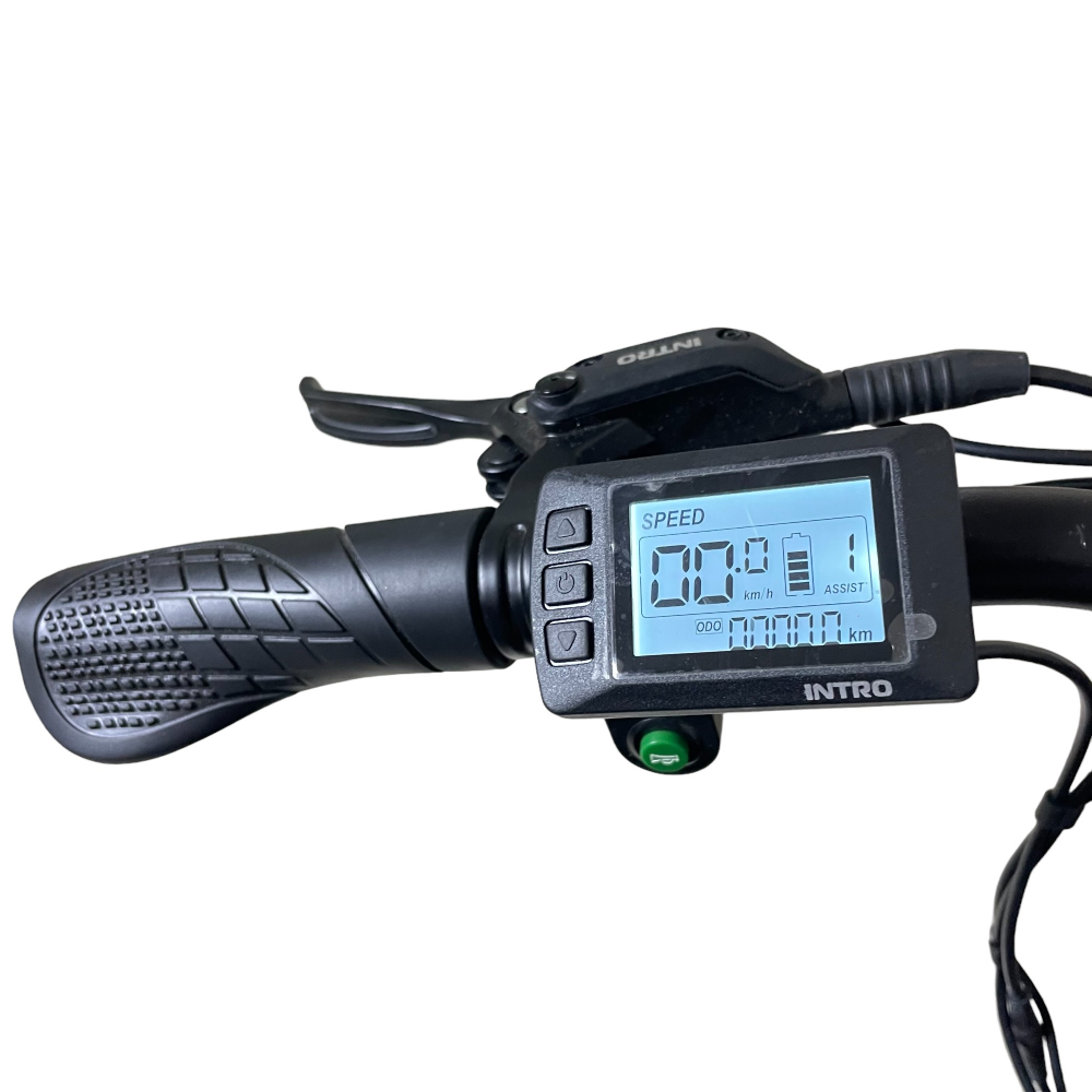 Электровелосипед INTRO Sport GT сине-красный 11