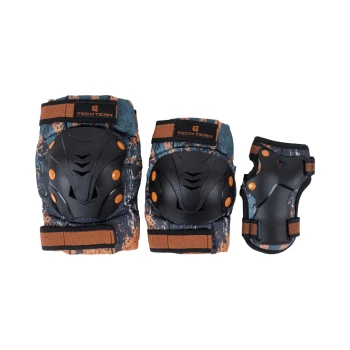 Набор защиты Tech Team Safe Fit Adult 1.0 Orange (Оранжевый) Размер S